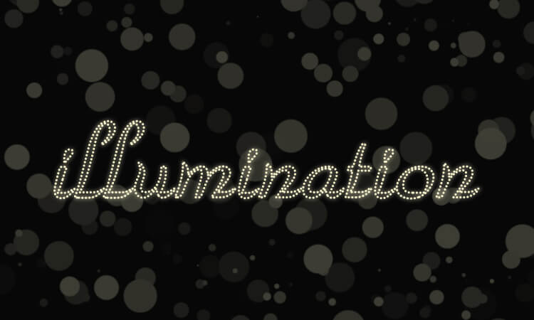 Illustratorでイルミネーション風の文字を作る方法 Designmemo