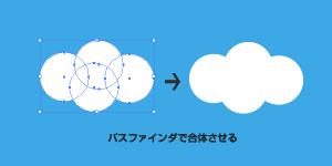 ポップな雲を作る