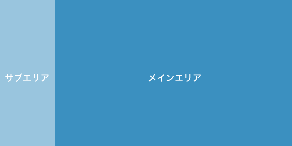 2カラムレイアウト例